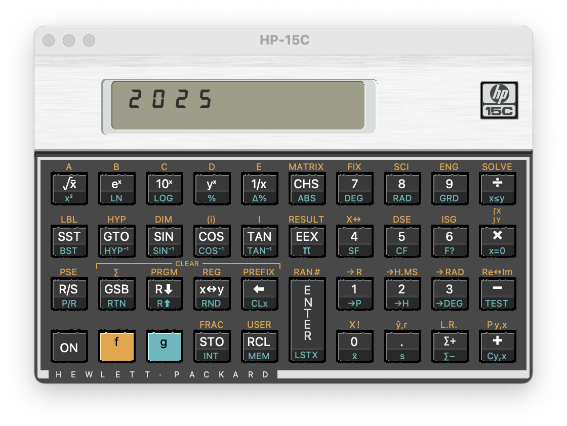 HP-15C Emulator